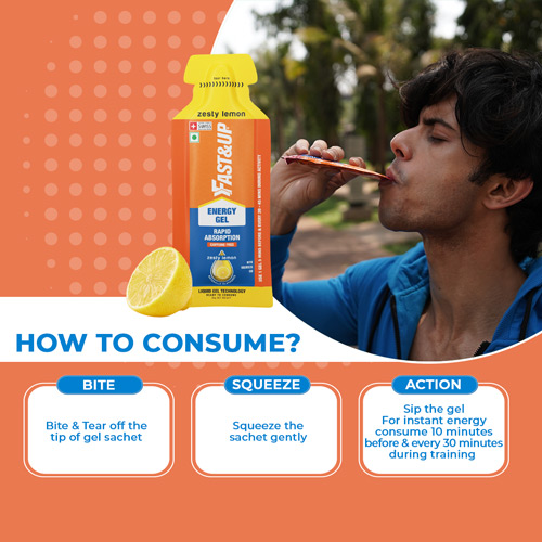 Instant Energy Gels Natural Energy Gels with Lemon Flavour Online