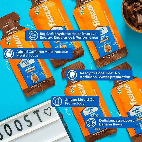 Energy Gels Buy Energy Gels Classic Vannila for Runners in India Fast&Up