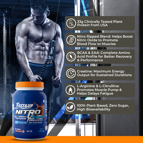 Nitro Boost Protein 33g Plant Protein + 7g Nitro Ripped Blend
